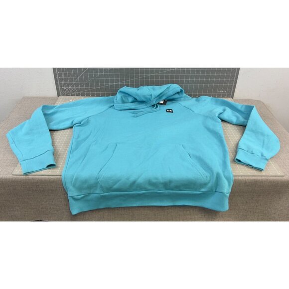Under Armour Other - Under Armour Men’s Rival Fleece Pullover Hoodie Bright Blue XL Loose Fit